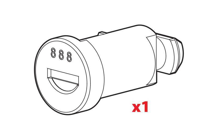 Ricambi - serratura 71NA0001 - Serie N - N136