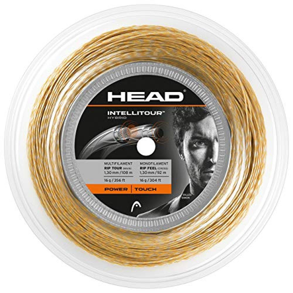 (TG. 1.3 mm) Head Intellitour Matassa, Racchetta da Tennis Unisex Adulto, Natura