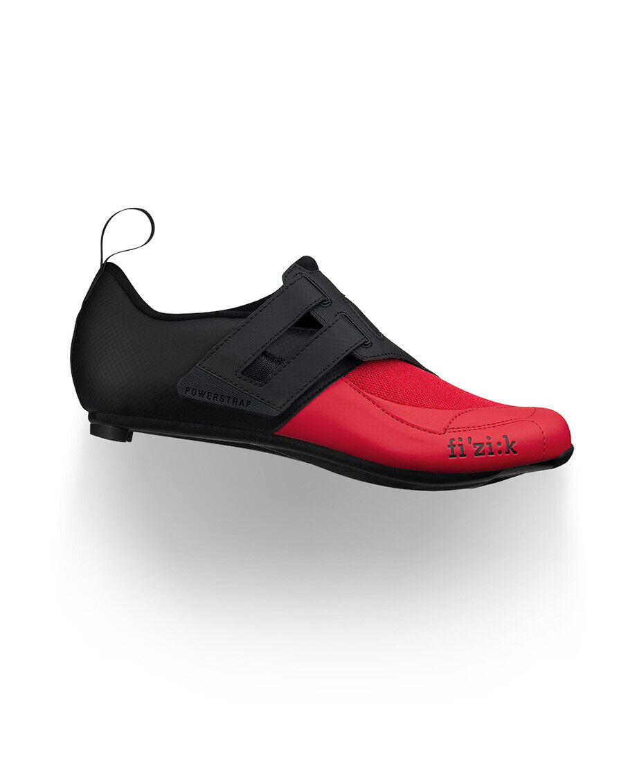 SCARPE FIZIK TRANSIRO POWERSTRAP R4 NERO-ROSSO 48 - FIZ_TRR4PSMI1-30_R_48