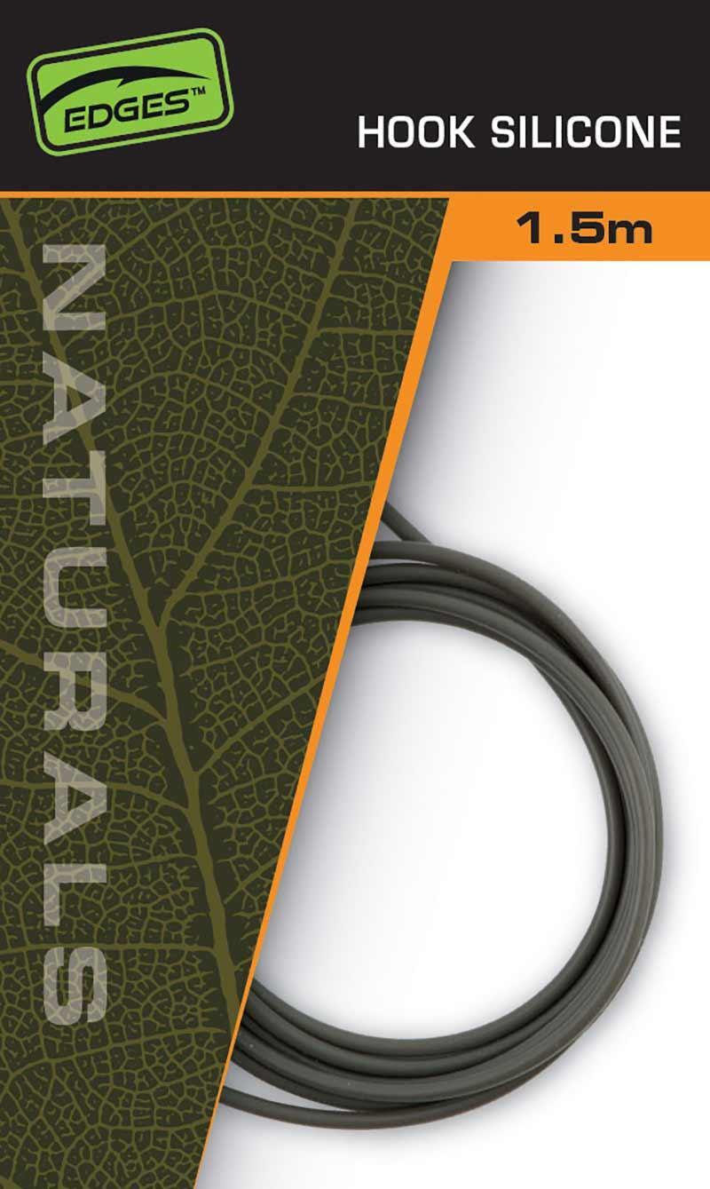 Fox Bordi Naturals Gancio Silicone 1.5m / Attrezzatura Pesca Alla Carpa