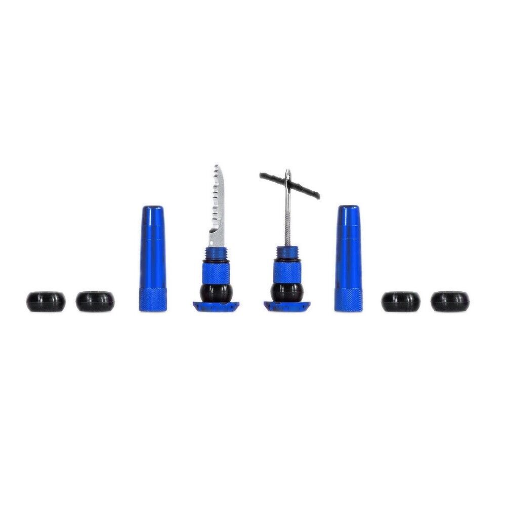 kit riparazione stealth tubeless puncture plugs blu MUC-OFF kit foratura bici