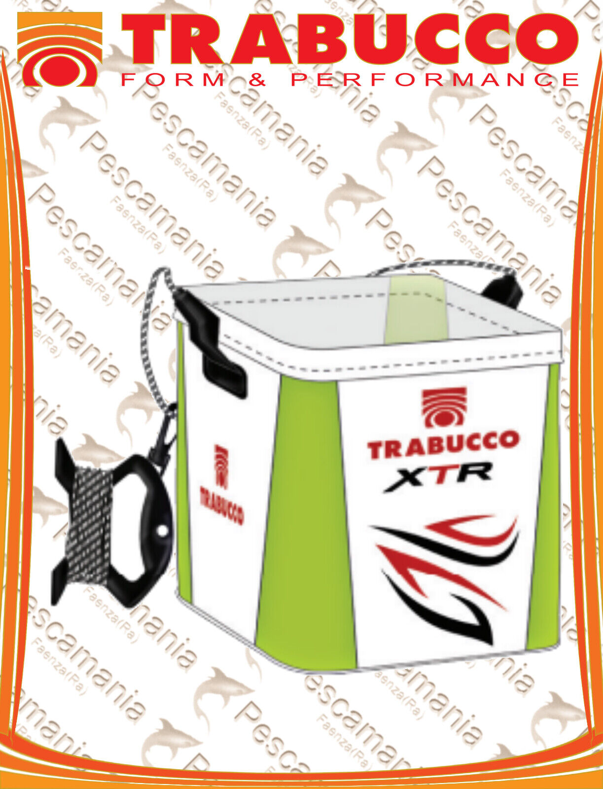 Secchiello con corda Trabucco XTR EVA DROP BUCKET 18x18x18
