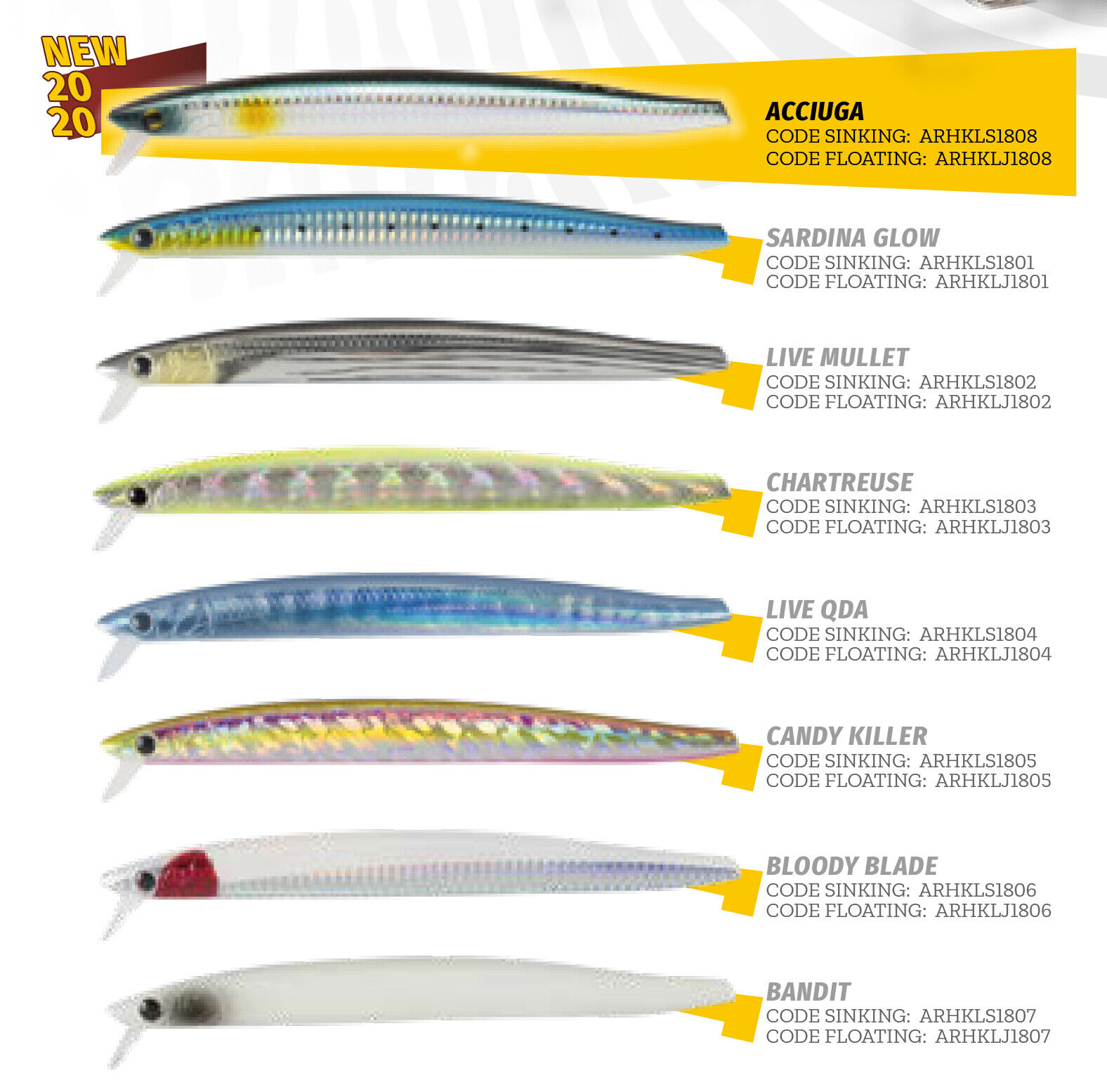 HERAKLES LONG JOHN F LIVE MULLET 187 mm Floating 29,5 g pesca spinning