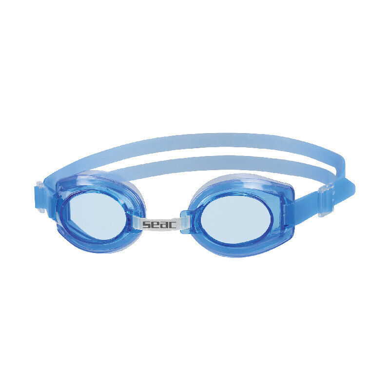 OCCHIALINI SEAC KLEO GOGGLES BLUE SWIM nuoto piscina SNORKELING 3/7 ANNI BLUE