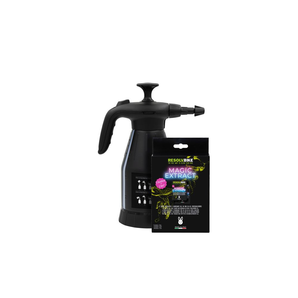 RESOLVBIKE Detergente Magic Extract in due bustine + pompa Spray Tech - 1017-16