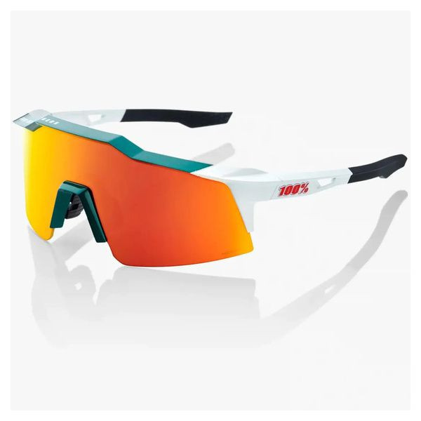 Occhiali 100% Speedcraft SL Bora White, HiPER Red - L60008-00007