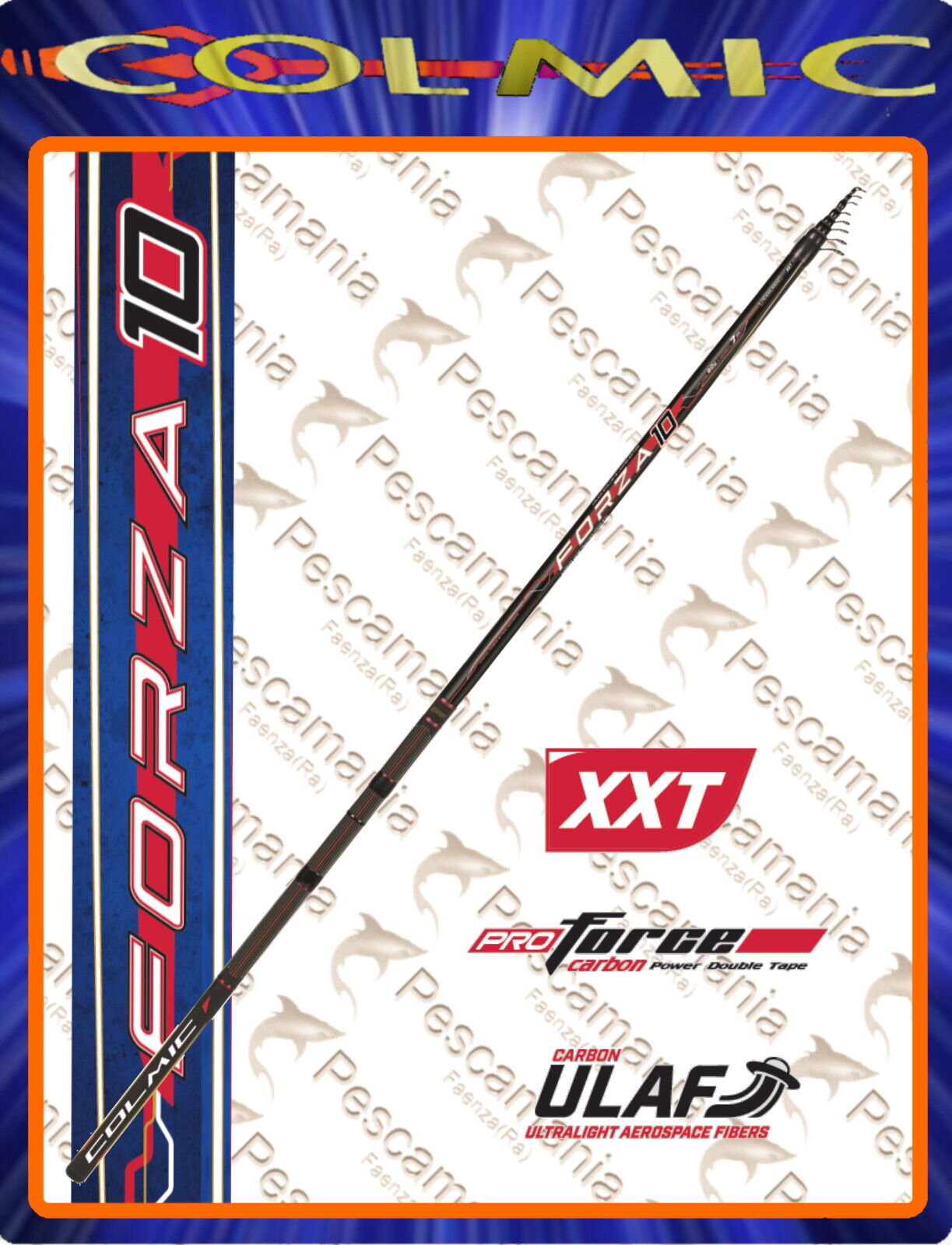 Canna colmic FORZA 10 bolognese MT 5.00 super strong casting 80gr