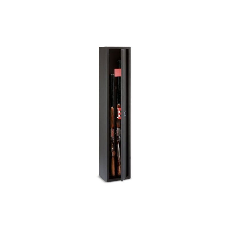 ARMADIO PORTAFUCILI FUCILIERA TECHNOMAX TCH/3 A 3 POSTI CON TESORETTO IN ACCIAIO
