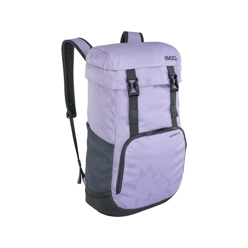 zaino mission 22 multicolour carbon grey/purple rose 22l EV-401309.901 EVOC Tras