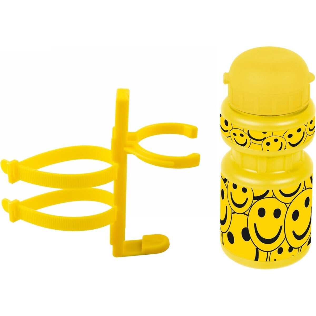 Biberon per Bambini PBO 300 Smile Giallo con Design Smiley VENTURA KIDS