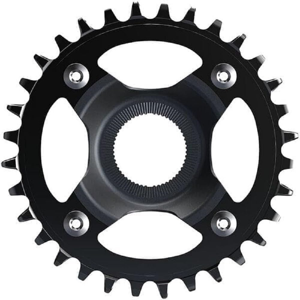Shimano CR-EM800 chainring, 32T without chain guard, for chain line 55 mm, black