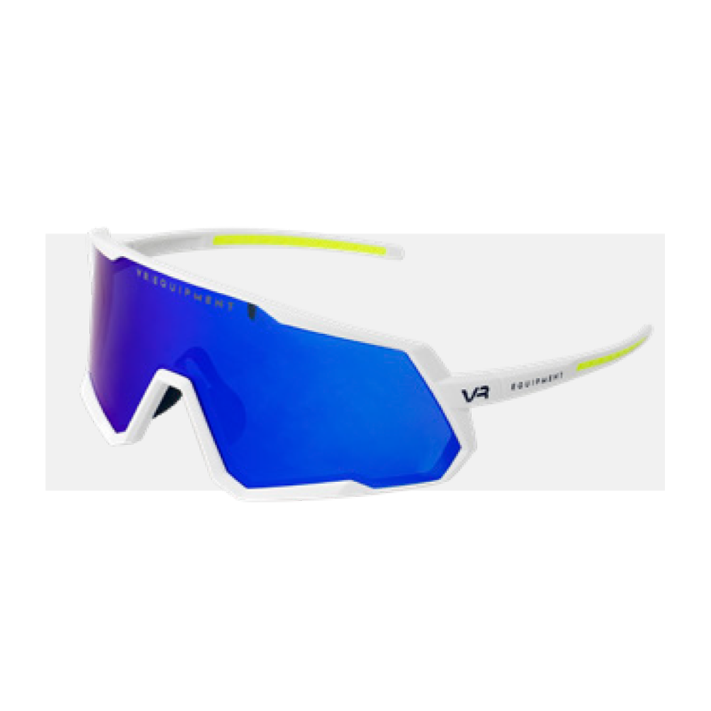 VR46 Occhiali da sole sportivi Unisex Bianco - EQUGLVI00506