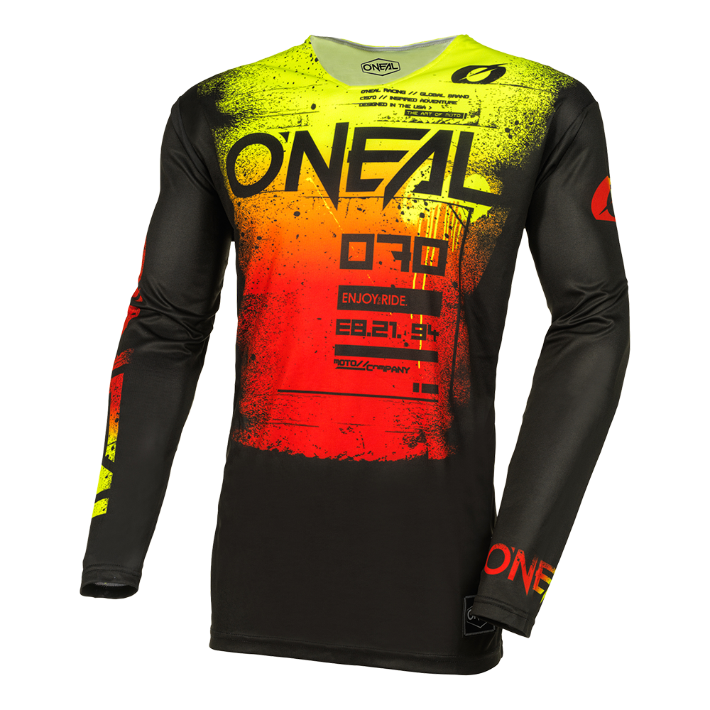 Maglia O'Neal Mayhem Scarz V.24 colore Black/Red size L