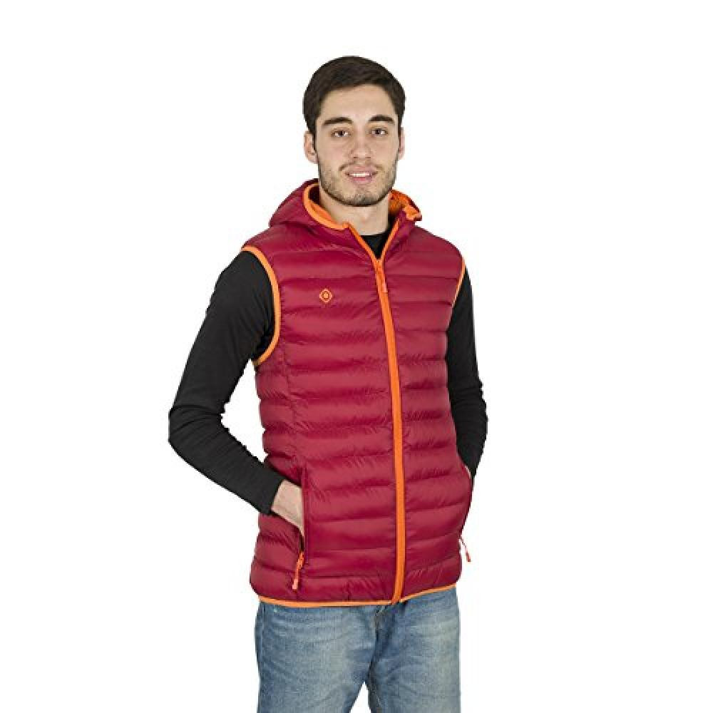 (TG. S) Izas Nepal Nepal, Uomo, Rosso Nero, S - NUOVO