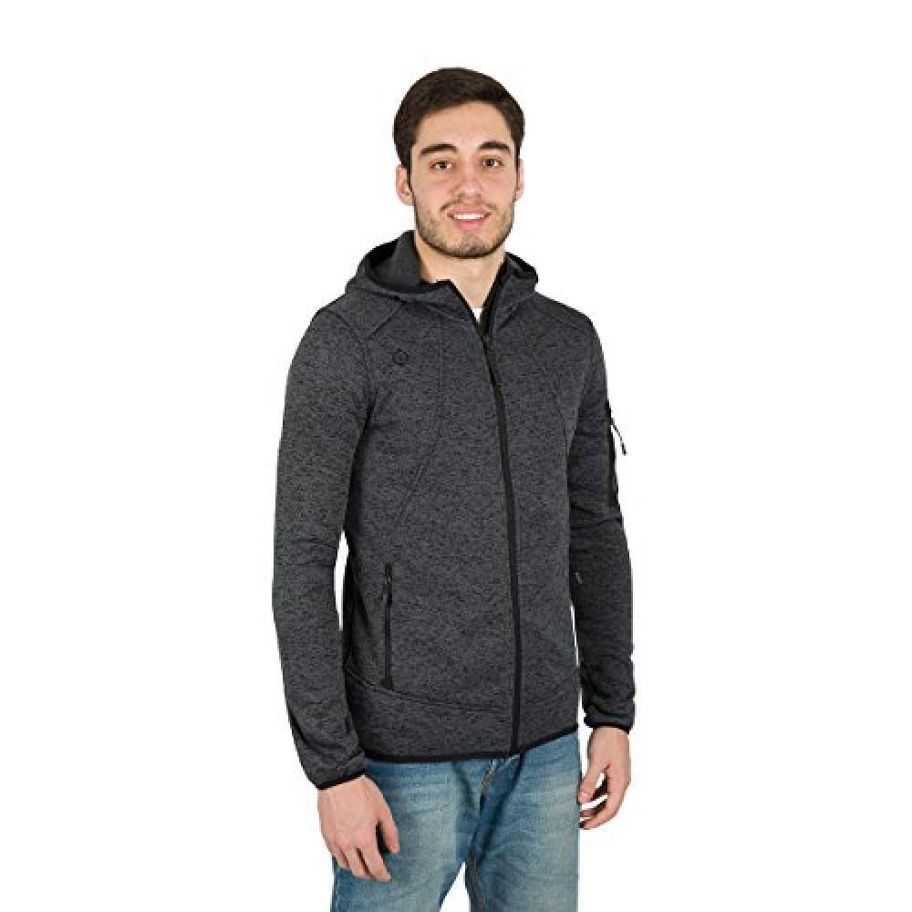 (TG. L) Izas Helsinki Helsinki, Uomo, Grigio Scuro, L - NUOVO