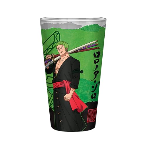 Abystyle One Piece Zoro - Bicchiere Da 400 Ml, Pezzo Unico, Idea Regalo