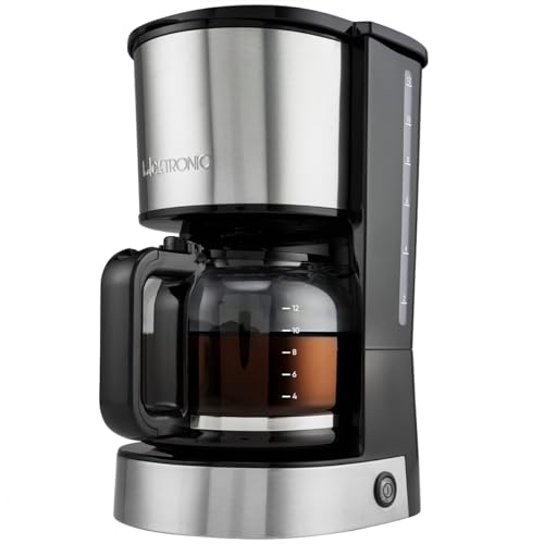 Clatronic Caffettiera Con Filtro | Per 12-14 Tazze | Caffettiera A Filtro | Alloggiamento In Acciaio Inox | Protezione Antigoccia | Macchina Per Il Ca