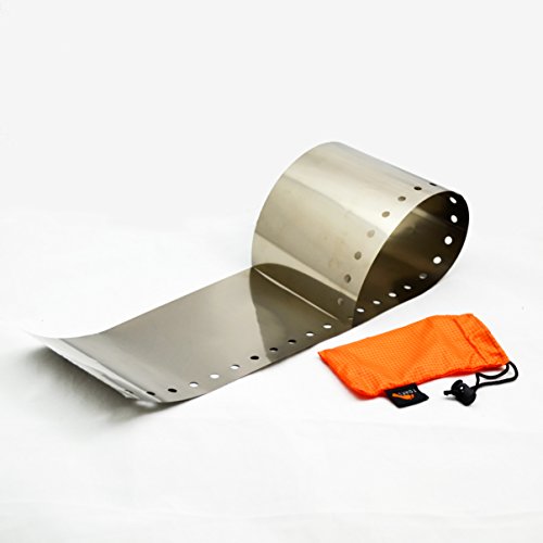 Toaks Wsc-01 Titanio Camping Stufa Parabrezza Accessori Forno