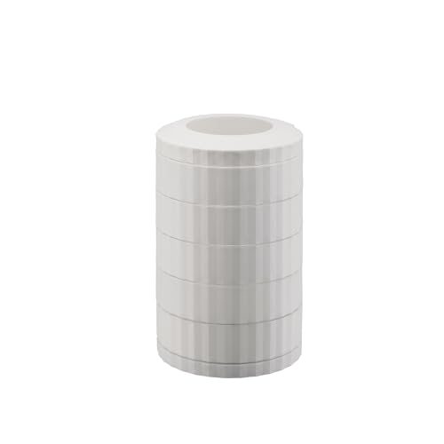 Alessi Plissé Mdl19 W - Contenitore Portacapsule Compatibile Con Nespresso A 5 Piani Rotanti, In Resina Termoplastica, Bianco