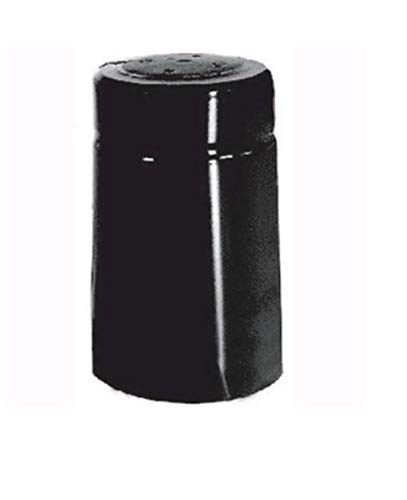 Capsule Colore Nero Termoretraibili Bottiglie Spumante 100 Pz Df 8026990