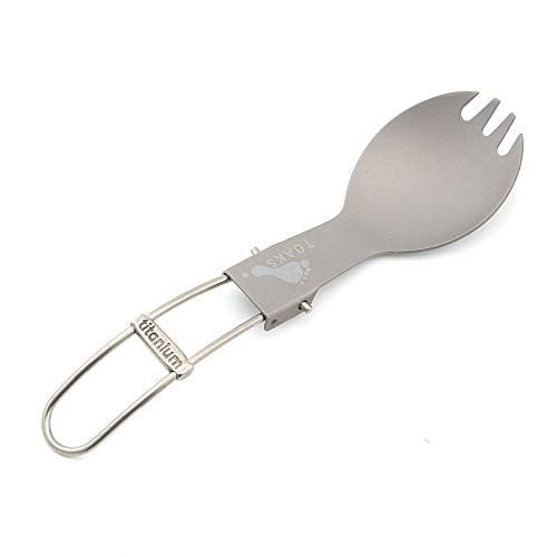 Toaks Piega Titan Spork Camping Cultery Portatile Stoviglie Con Borsa