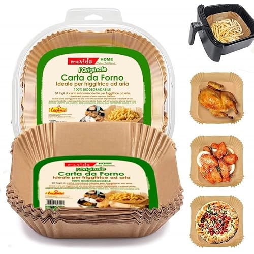 I Casamici Carta Da Forno 50 Fogli 20X20 Cm