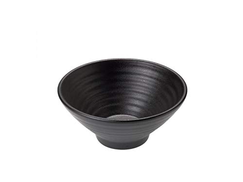 Home Shop Italia Leone Coppetta Tonda Nera Melamina Accessori Cucina Casa Ristorante Bar Offerta (12X5,3H Cm)