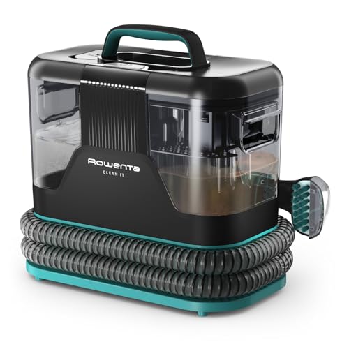 Rowenta Clean It, Lavatappeti Portatile, Lava Tappezzeria Per Tappeti, Lava Divani, Auto Con Testine Intercambiabili, 3.8 L, Doppio Serbatoio Acqua Pu