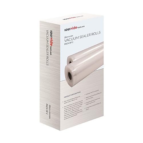 Sousvidetools [Svt-07002] Confezione Da 2 Rotoli Per Sottovuoto (28 Cm X 6 M)