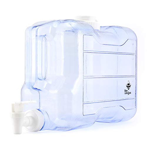 Bar Amigos, Distributore Di Acqua Con Rubinetto, Dispenser Da Tavolo, In Plastica Petg, Serbatoio Per Bevande Ricaricabile, Ideale Per Ufficio, Campeg