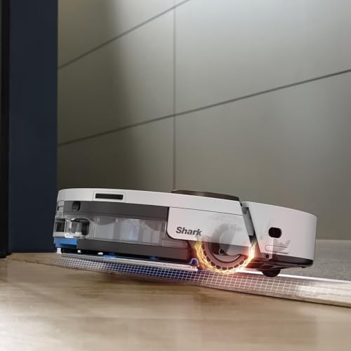 Shark Powerdetect Robot Aspirapolvere Lavapavimenti 2 In 1, Nevertouch Pro Autosvuotante, Autoriempimento, Autopulizia, Navigazione 3D Lidar, Bypass O