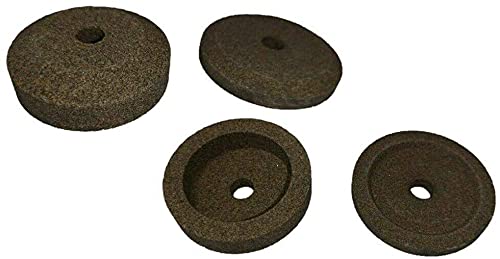 Smerigli Per Affilatoio Affettatrice Sirman Coppia 48 E 50 Foro 8 Mm, Altezza: 15 E 8 Mm