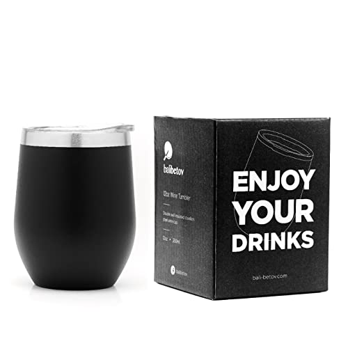Balibetov 355Ml Tazza Termica, Tazza Da Viaggio Per Caffe, Beuta Da Vuoto In Acciaio Inossidabile, Tazza Termica Da Viaggio Con Coperchio A Prova Di P