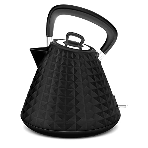Eldom Veno Bollitore | Capacità 1,5 Litri | Bollitore Per Tè Retrò Con Potenza Di 3000 W | Design Classico Vintage Con Griglia | Funzione Di Cottura A
