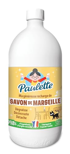 Paulette La Terreur Du Menage Savon De Marseille Et Bicarbonate 1L Sapone Di Marsiglia, Plastica