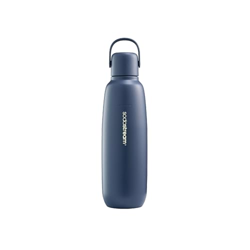Sodastream Fizz&Go Cool - Bottiglia In Metallo Storm Da 0,9 L, Lavabile In Lavastoviglie, Compatibile Con Duo, E-Duo, Terra Uvm, Mantiene Caldo E Fred