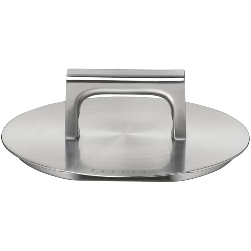 Wmf Profi Plus - Pennello Da Forno In Silicone, 20 Cm, In Acciaio Inox Cromargan, Parzialmente Opacizzato, Setole In Silicone, Per Marinata, Lavabile