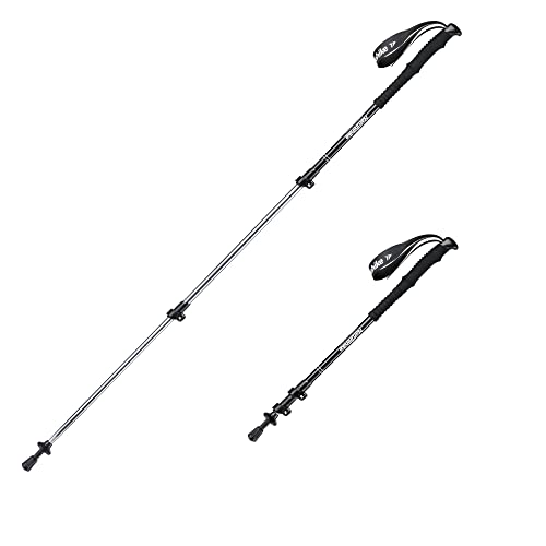 Naturehike Ultralight Pali Da Camminare Donne Uomini E Bambini Pali Da Trekking 50-135 Cm Pali In Alluminio Pieghevoli Pali Da Trekking (1 Pezzo)
