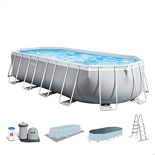 20Ft X 10Ft X 48In Prism Frame Oval Pool Set