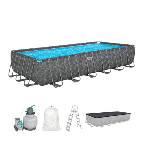 Bestway 561Kg Set Piscina Fuori Terra Apx 365 Da 732X366X132 Cm