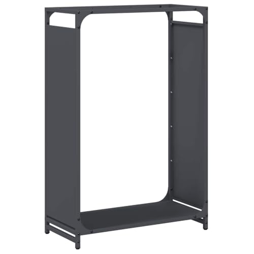 Vidaxl Rastrelliera Per Legna Da Ardere Antracite 60X28X90 Cm, Portalegna Per Caminetto, Portalegna, Supporto Per Legna Da Ardere