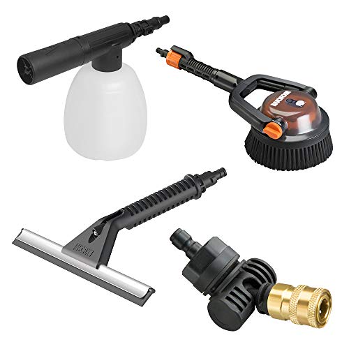 Worx Hydroshot Wa4072 - Kit Di Accessori Per La Pulizia, Colore: Nero
