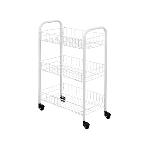 King Collection C1407116 Carrello Multiuso, Bianco