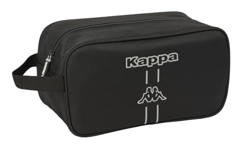 Safta Kappa Dark – Scarpiera Media, Multiuso, Portatodo, Sport, Estrazione, Calcio, Comodo E Versatile, 29 X 14 X 15 Cm, Nero, M, Casual