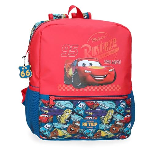 Disney Joumma Bags, Cars Rd Trip, Zaino Scolastico, Realizzato In Poliestere, Spalline Larghe, Ergonomiche E Imbottite, Leggero E Pratico Per Offrire