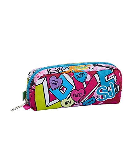 Sj Gang Style Jam Gang Bustina Bambine E Ragazze, Rosa, 22 X 8,5 X 5 Cm