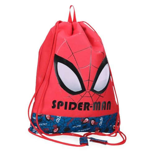 Marvel Disney Spiderman Authentic Zaini Prescolare, Zaino Scuola, Realizzato In Poliestere, Bretelle Larghe E Regolabili, Doppio Scomparto, Joumma Bag