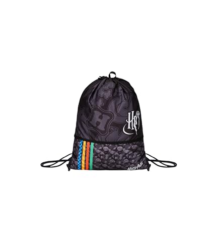 Seven Sacca Zaino Scuola Harry Potter, Multicolore - Zaino Con Chiusura Coulisse - Sacca Sport - Zaino Sport Bambino