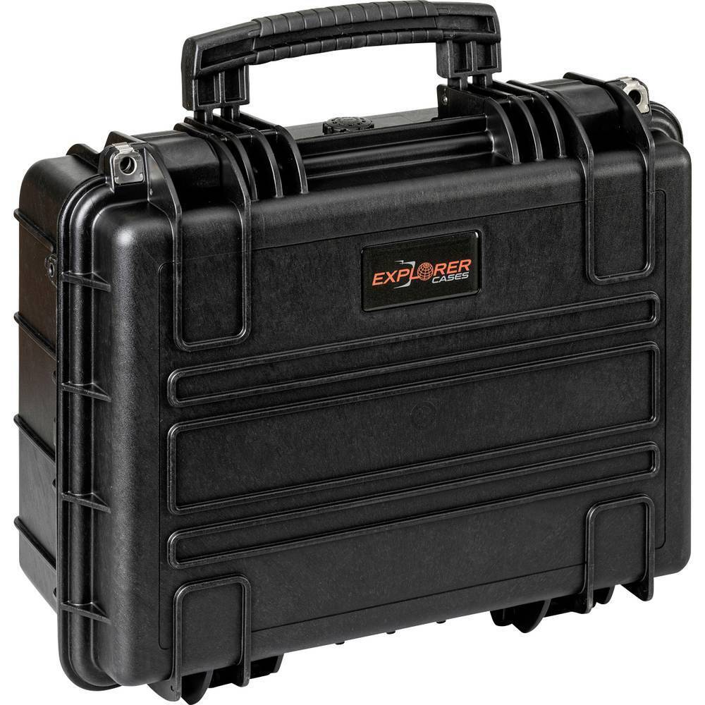 Explorer Cases Valigetta portaoggetti outdoor 3818HL.B black with pick & pluck
