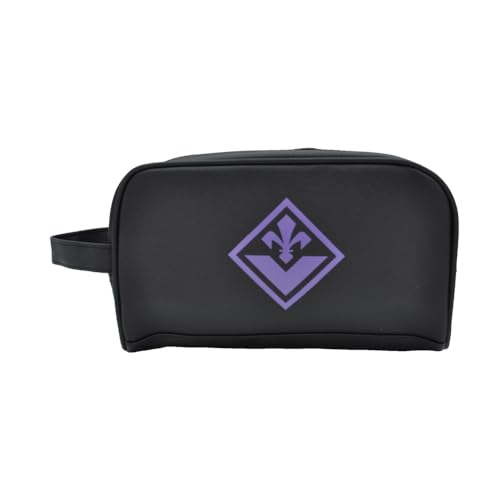 Ac Fiorentina - Pochette Da Viaggio Nero - Borsa Per Trucchi - Waist_Pack - Nylon - Fibbia E Cerniera